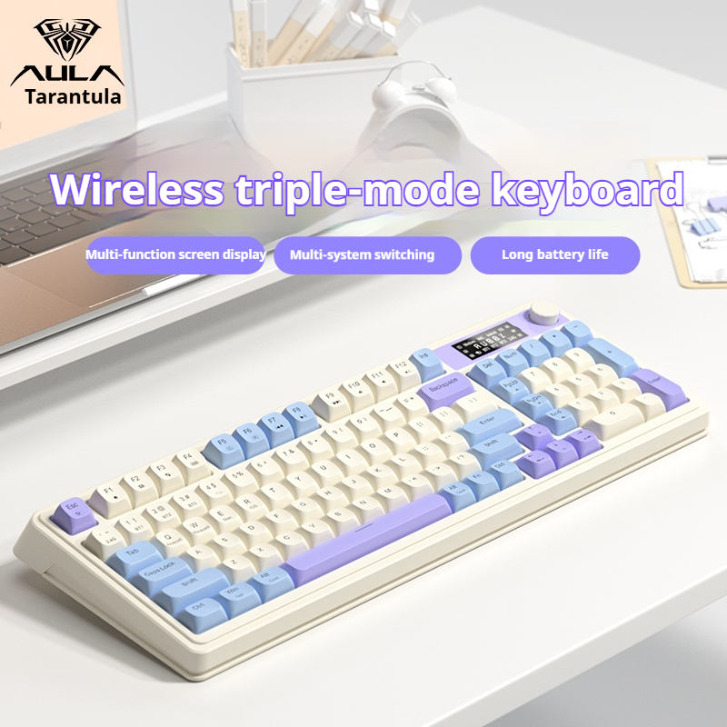 Gaming Keyboard No Noise - AULA S99 PRO Bezprzewodowa klawiatura membranowa