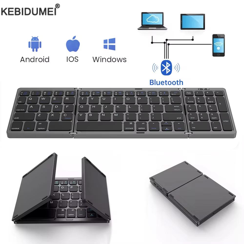 Gaming Keyboard Budget - Składana bezprzewodowa klawiatura Bluetooth Składana klawiatura