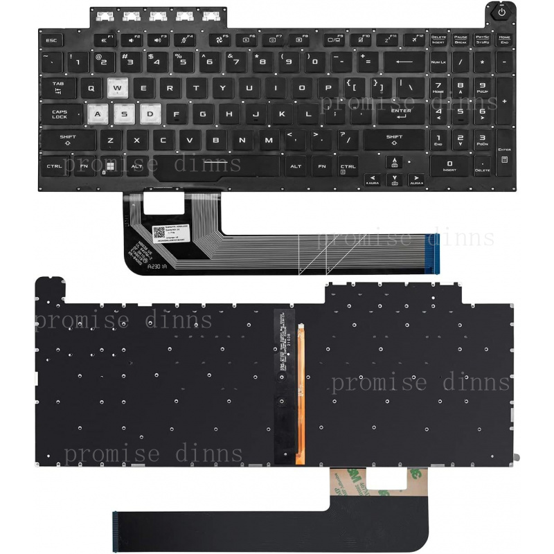 Gaming Keyboard Asus - Klawiatura US z podświetleniem do Asus