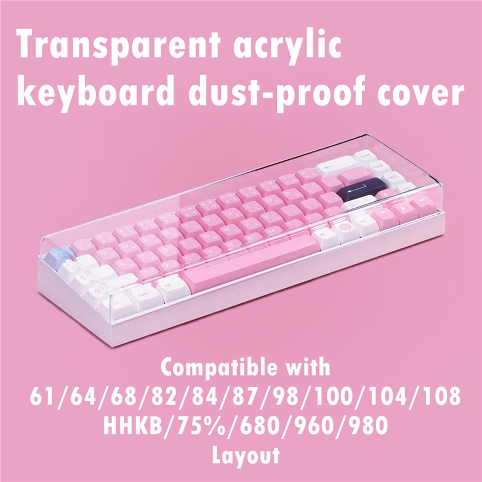 Keyboard Gaming Transparent - Osłona przeciwkurzowa na klawiaturę 108 klawiszy