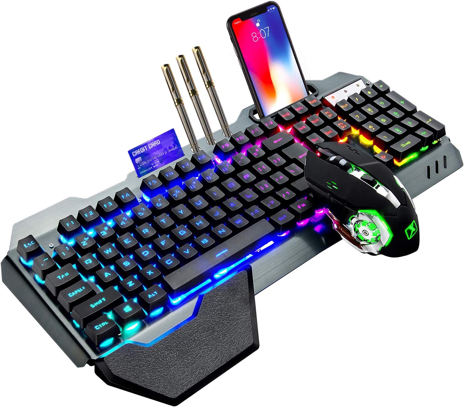 Gaming Keyboard Mouse Combo - Bezprzewodowa klawiatura i mysz do gier