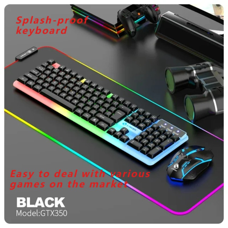 Gaming Keyboard Budget - Nowy Zestaw Klawiatura i Mysz Gamingowe