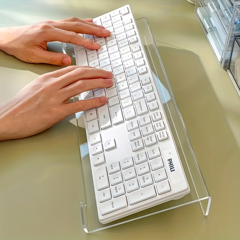 Keyboard Gaming Transparent - Akrylowy stojak na klawiaturę, przezroczysty organizer