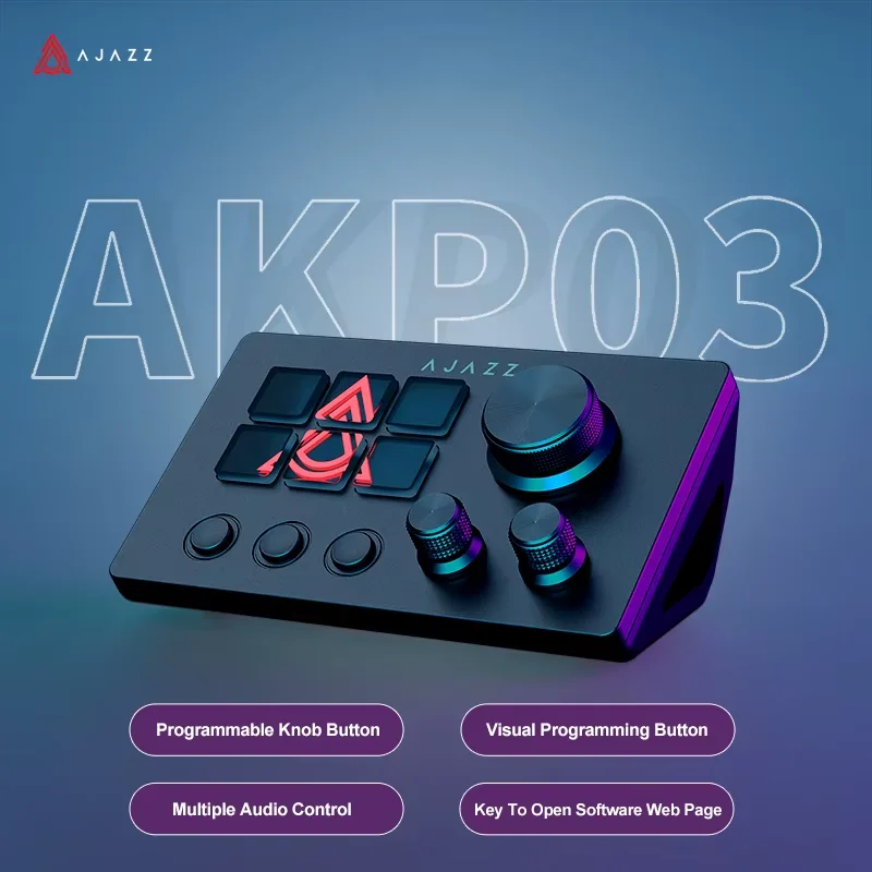 Gaming Keyboard 1 Hand - Ajazz AKP03E/153E Konsola Biurkowa Panel Sterowania