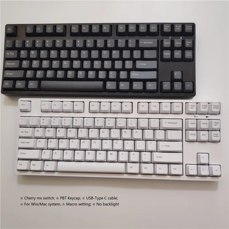 Gaming Keyboard Budget - Klawiatura mechaniczna budżetowa, przewodowa, Type-C, 87