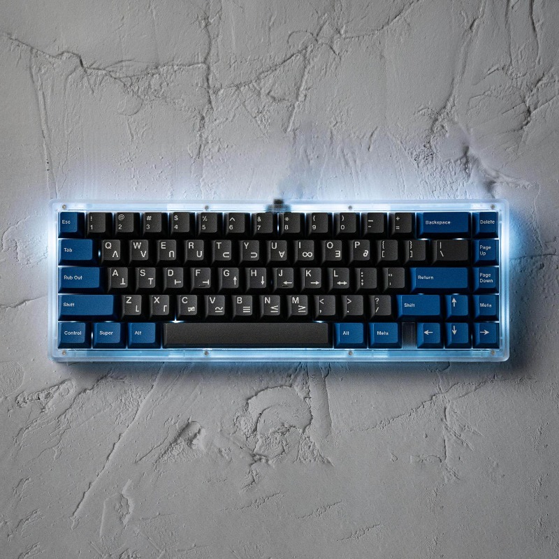Keyboard Gaming Transparent - Zestaw klawiatury przewodowej SW Eave65 Single