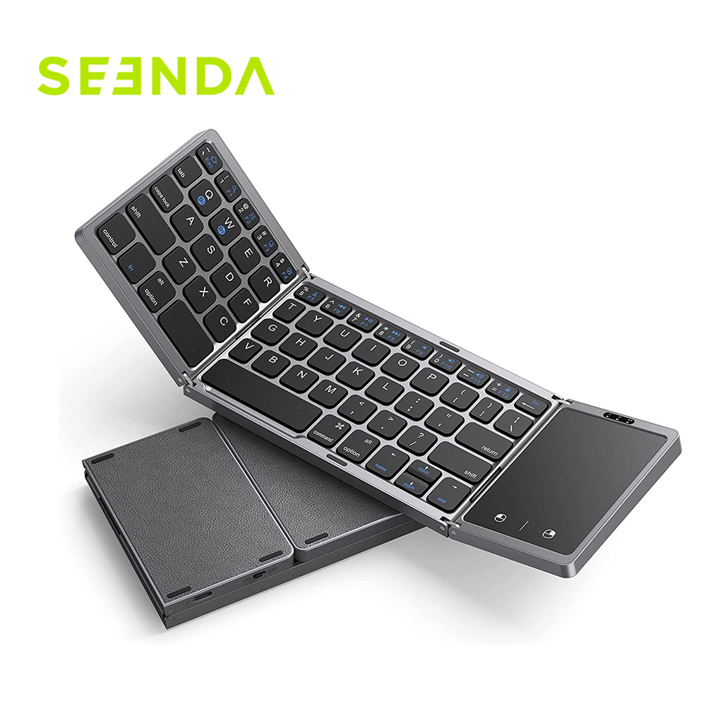Gaming Keyboard Budget - Seenda Składana bezprzewodowa klawiatura Bluetooth Składane
