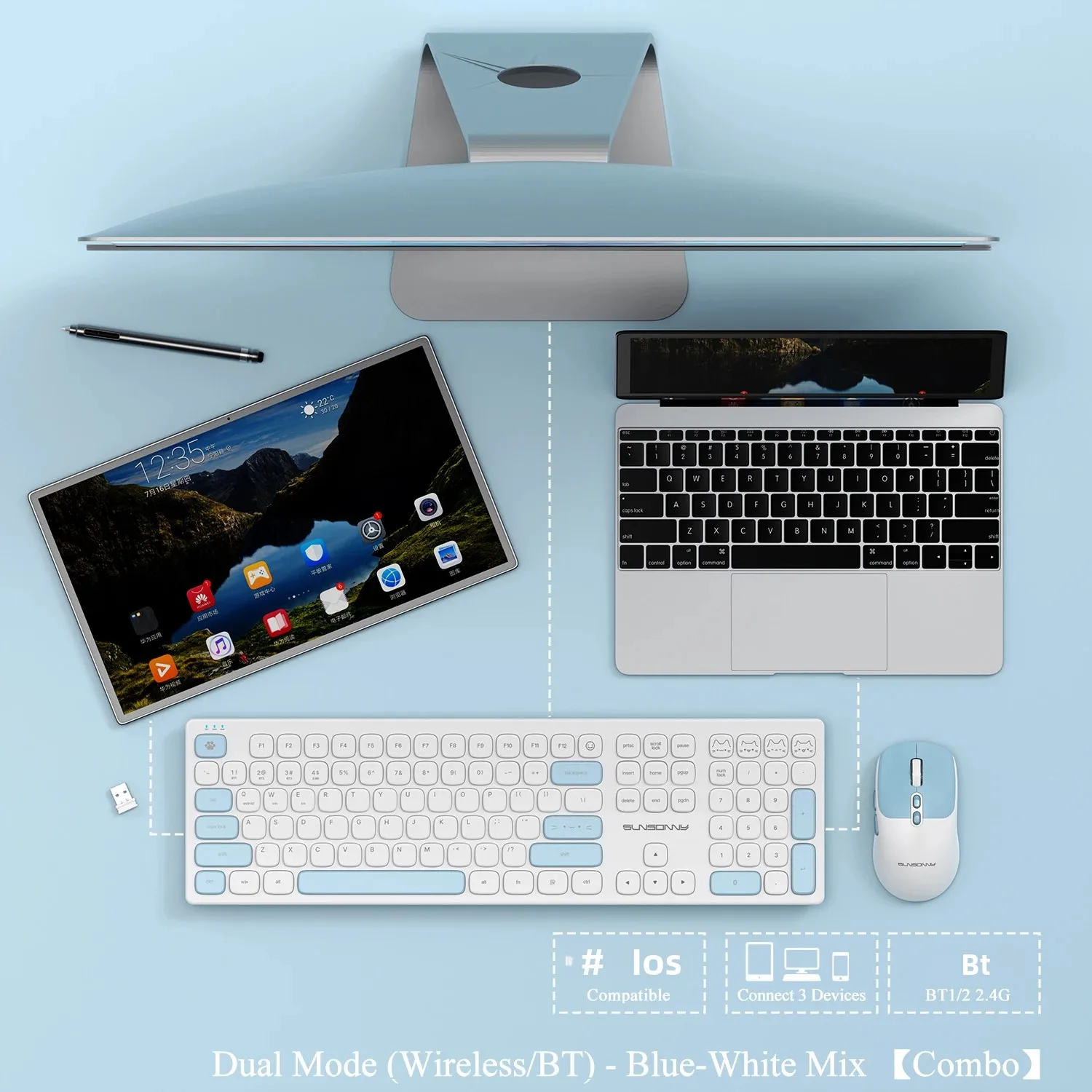 Uroczy, cichy zestaw klawiatur – Gaming Keyboard Mouse Combo recenzja i cena