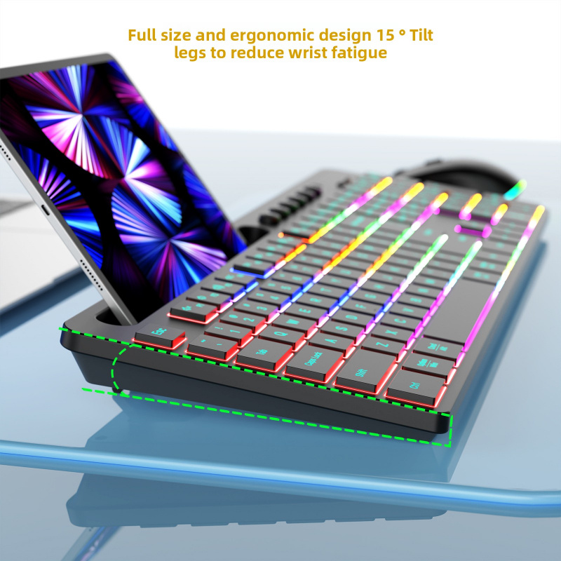 Bezprzewodowy zestaw klawiatur – Gaming Keyboard Budget recenzja i cena