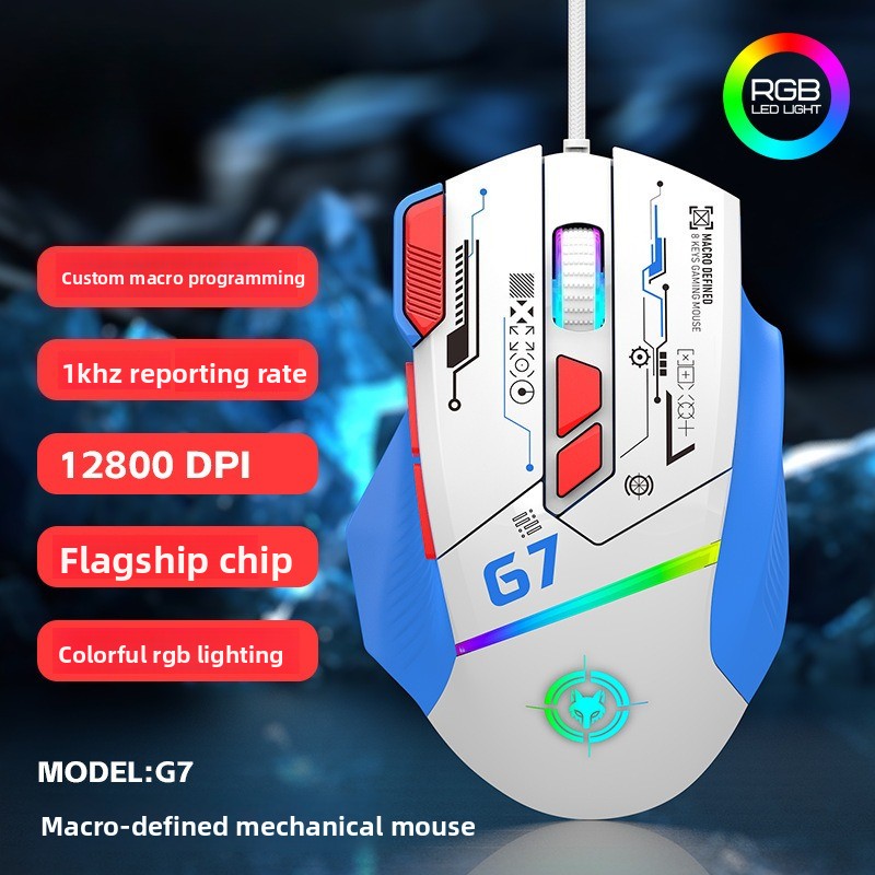 Przewodowa mysz gamingowa G6,  – Gaming Keyboard 1 Hand recenzja i cena