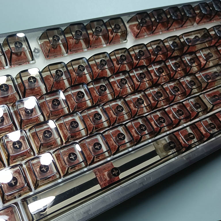 132 Przezroczyste kryształowe  – Keyboard Gaming Transparent recenzja i cena