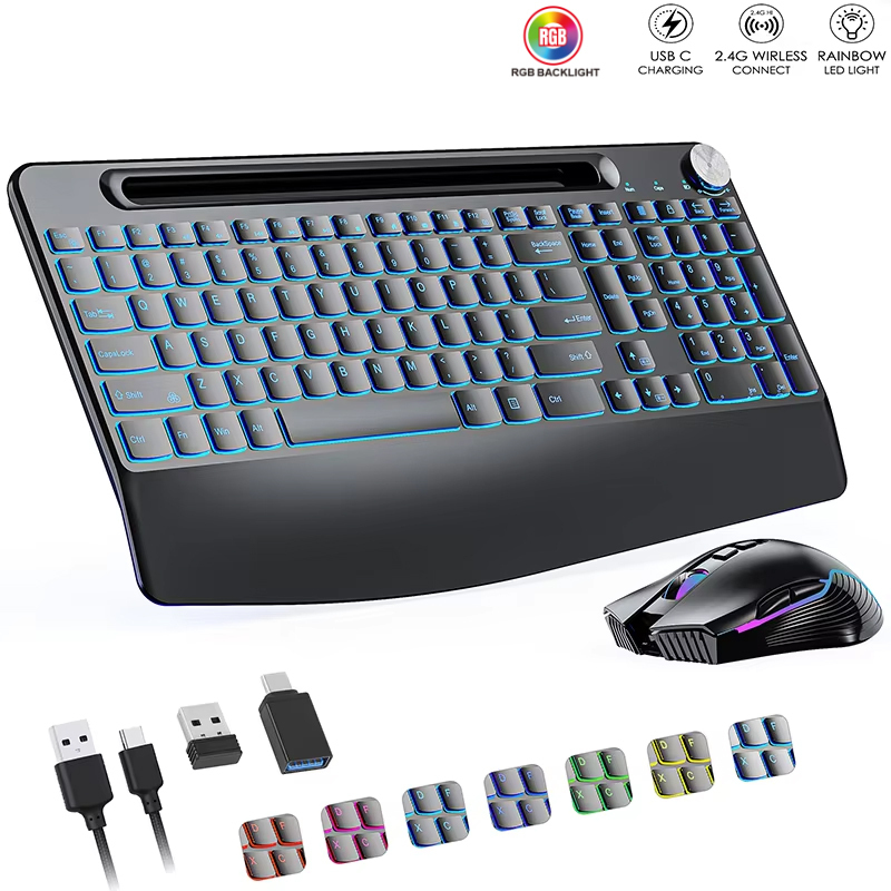 Bezprzewodowa klawiatura i mys – Gaming Keyboard Mouse Combo recenzja i cena
