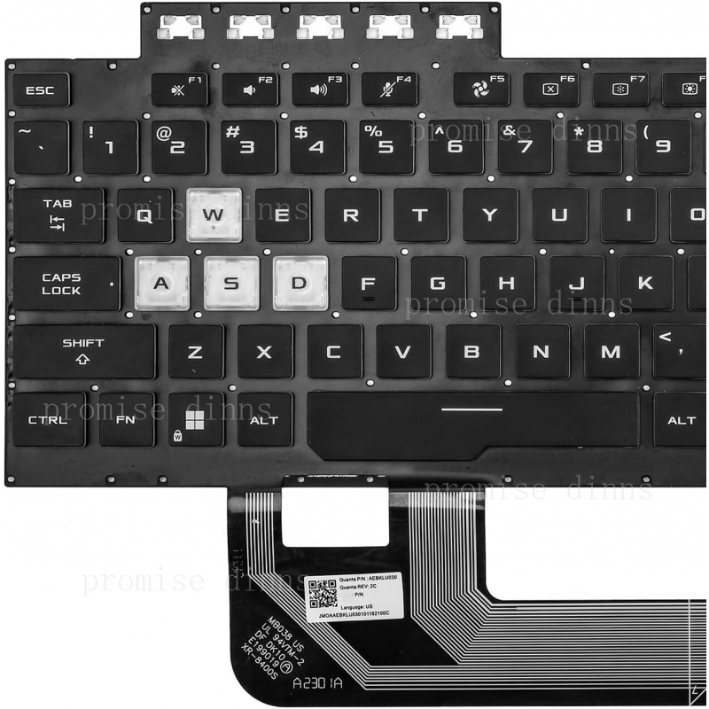 Klawiatura US z podświetleniem – Gaming Keyboard Asus recenzja i cena