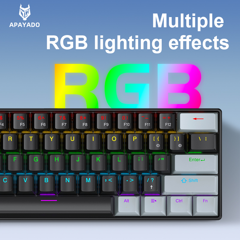 APAYADO K61 Mini Klawiatura Me – Gaming Keyboard Budget recenzja i cena