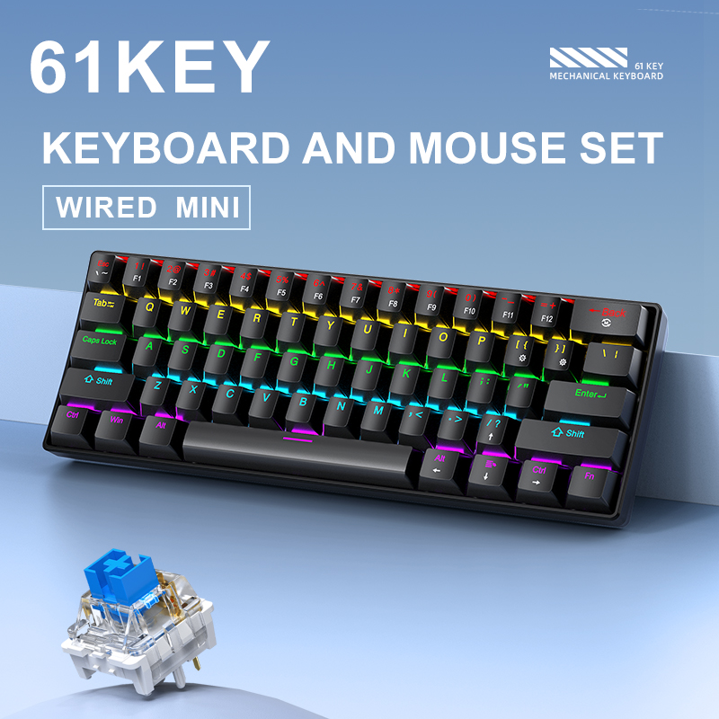 APAYADO K61 Mini Klawiatura Me – Gaming Keyboard Budget recenzja i cena