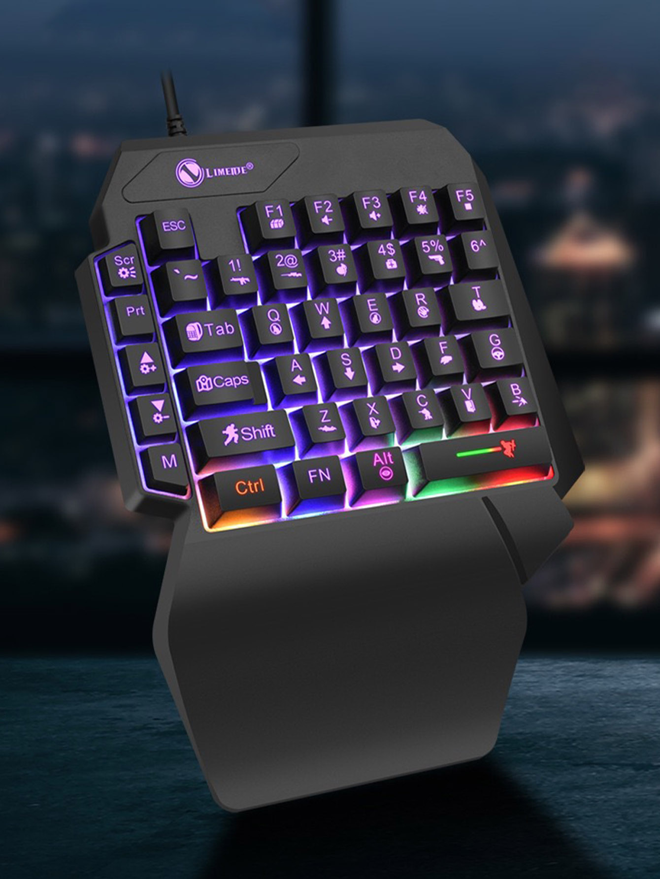 Mechaniczna, jednoręczna, prze – Gaming Keyboard 1 Hand recenzja i cena