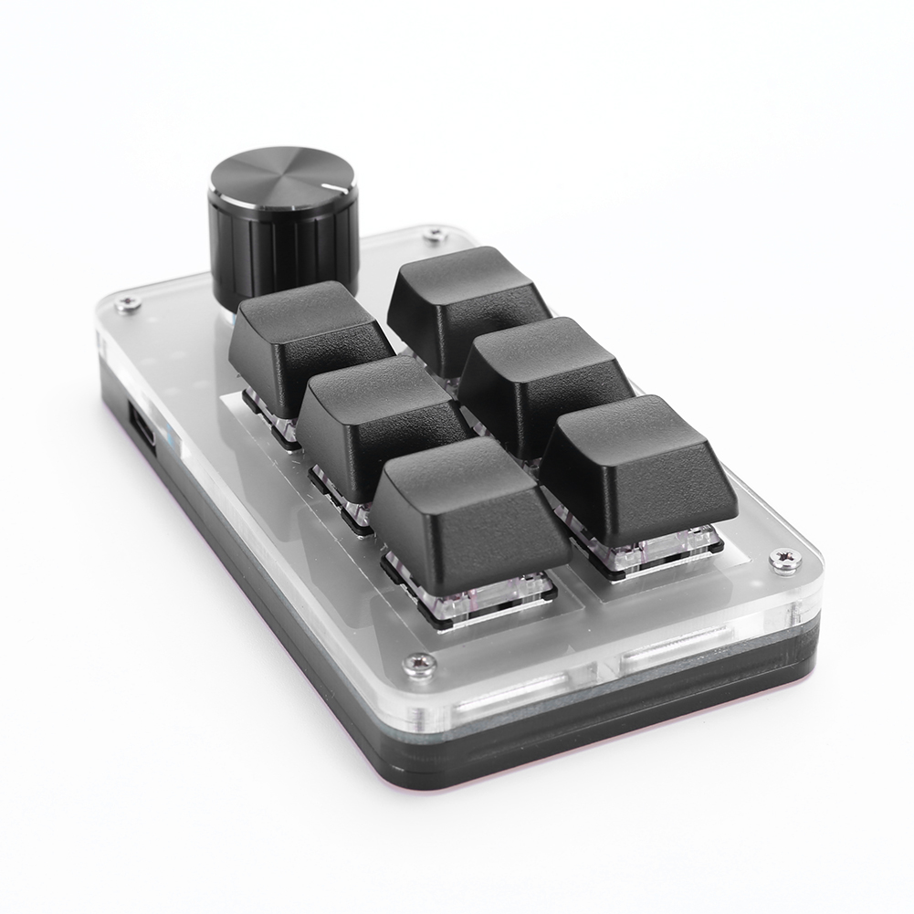 6 Klawiszy 1 Pokrętło Jednoręc – Gaming Keyboard 1 Hand recenzja i cena