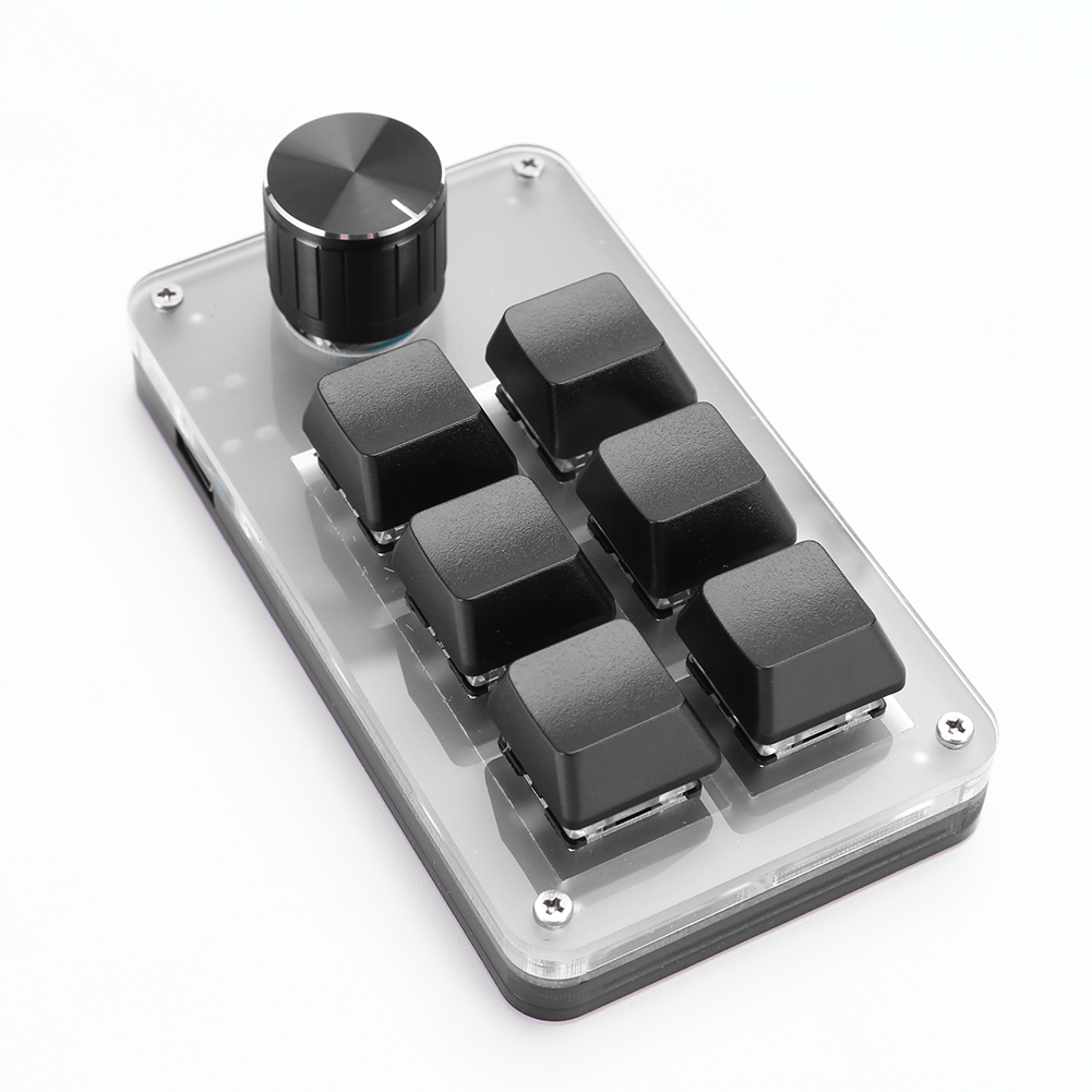 6 Klawiszy 1 Pokrętło Jednoręc – Gaming Keyboard 1 Hand recenzja i cena