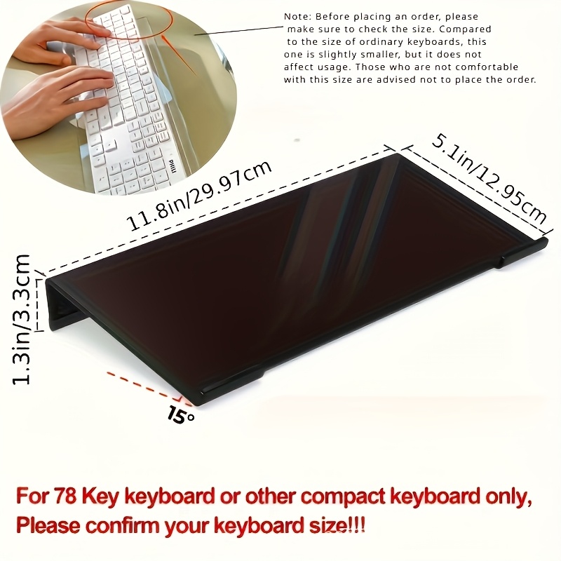 Akrylowy stojak na klawiaturę, – Keyboard Gaming Transparent recenzja i cena