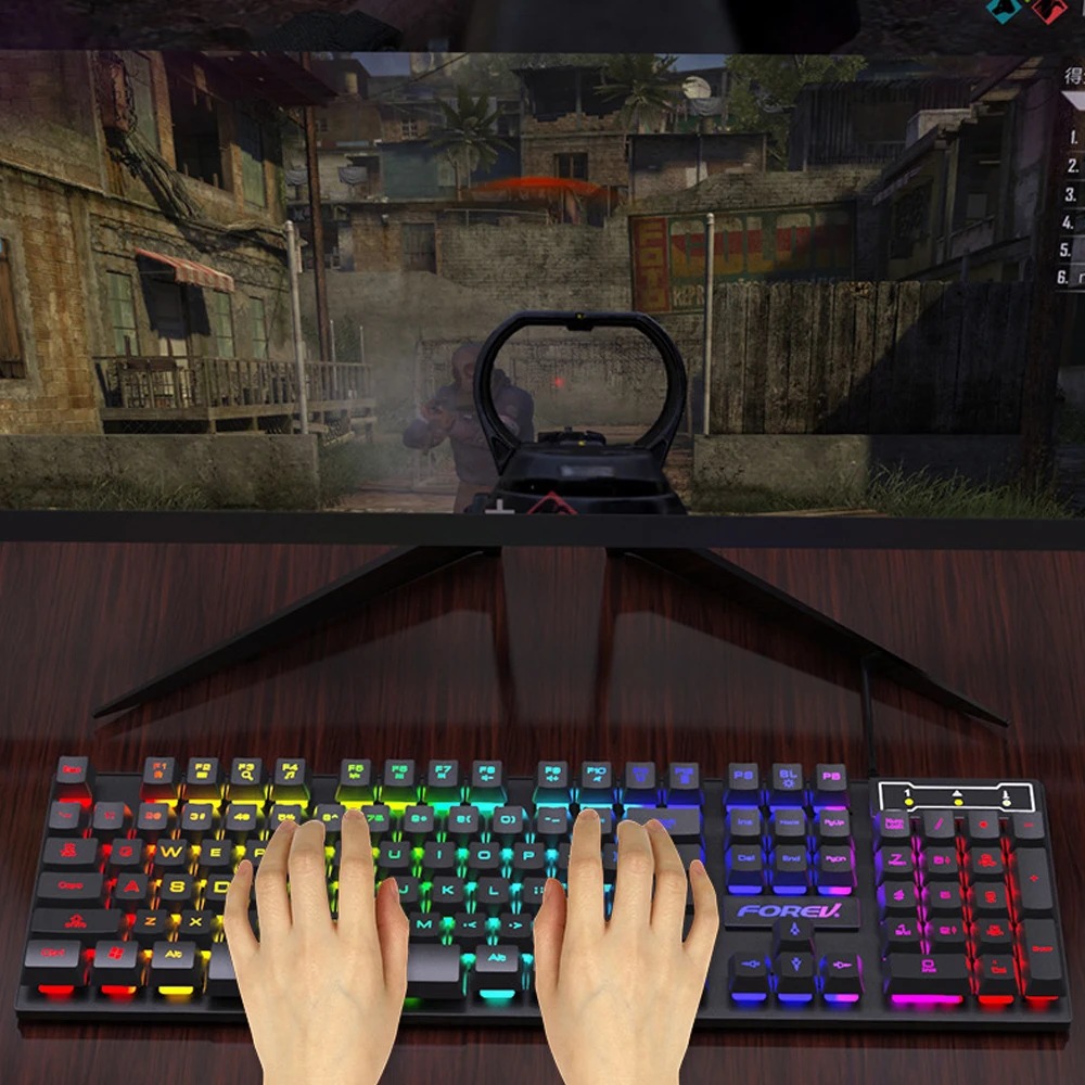 Klawiatura mechaniczna z 104 k – Gaming Keyboard Budget recenzja i cena