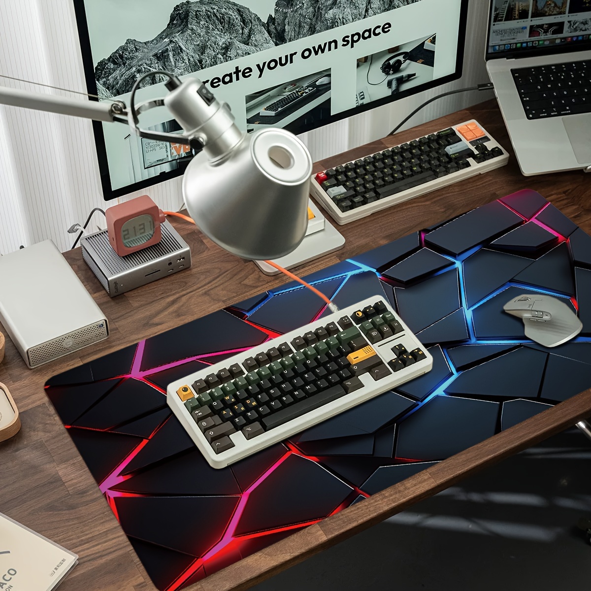 Duże podkładki pod mysz do gie – Gaming Keyboard Blue recenzja i cena