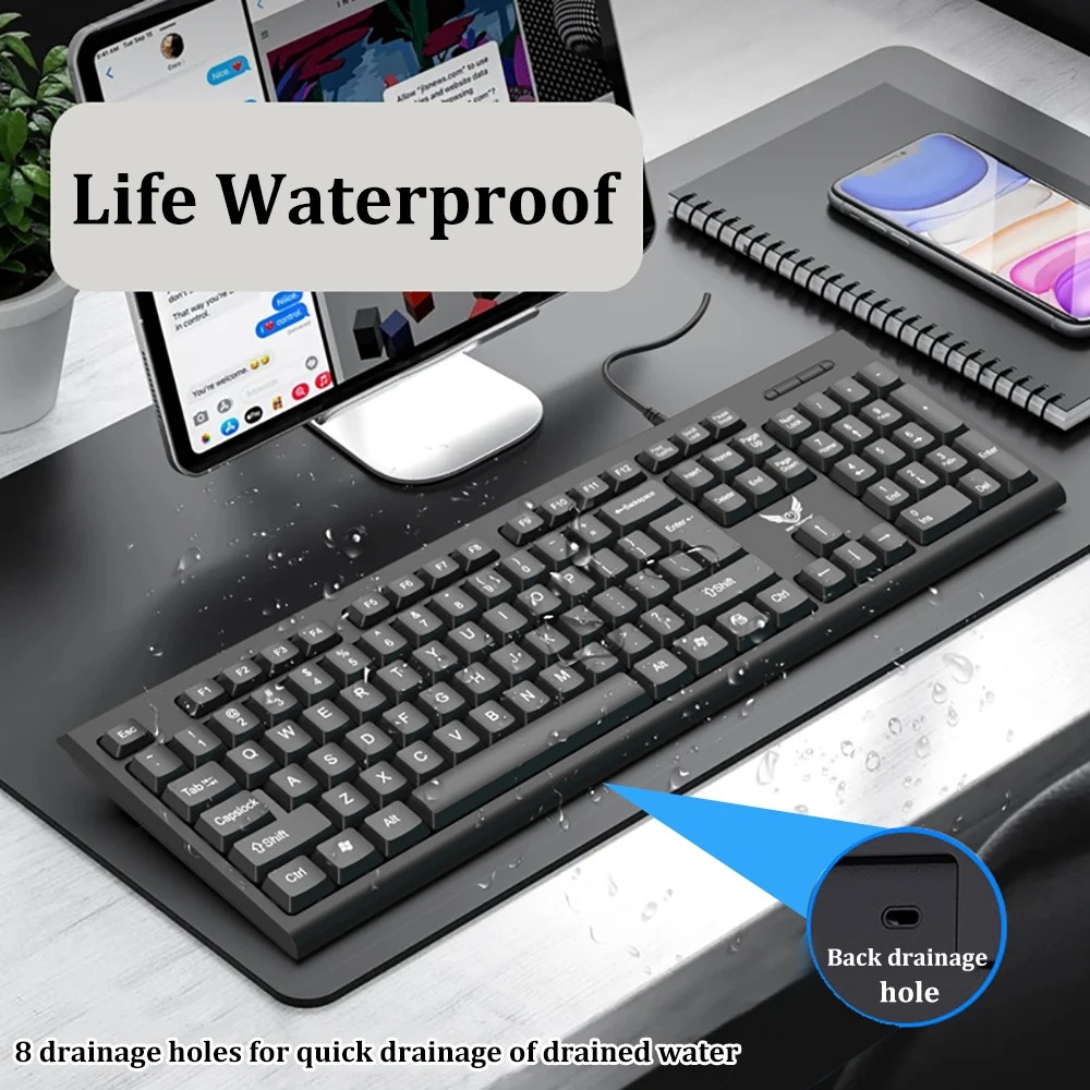Klawiatura przewodowa USB z 10 – Gaming Keyboard Budget recenzja i cena