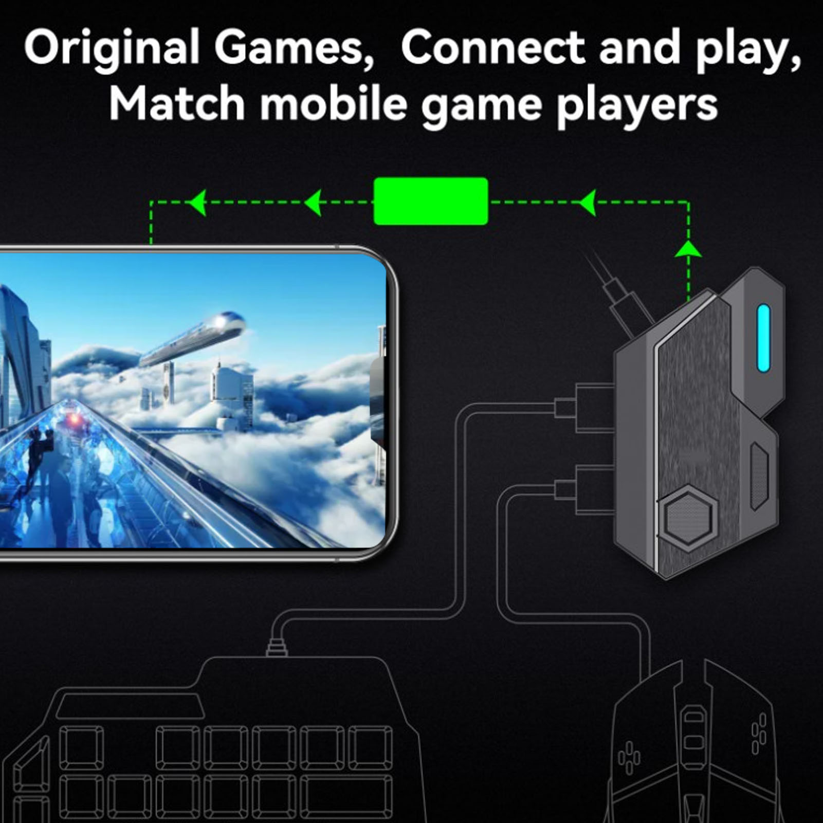 Zestaw do gier mobilnych: klaw – Gaming Keyboard Mouse Combo recenzja i cena
