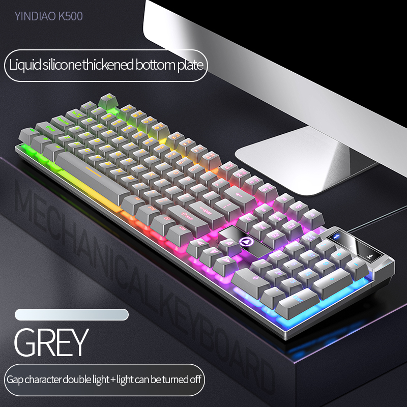 104 klawisze Klawiatura do gie – Keyboard Gaming Transparent recenzja i cena