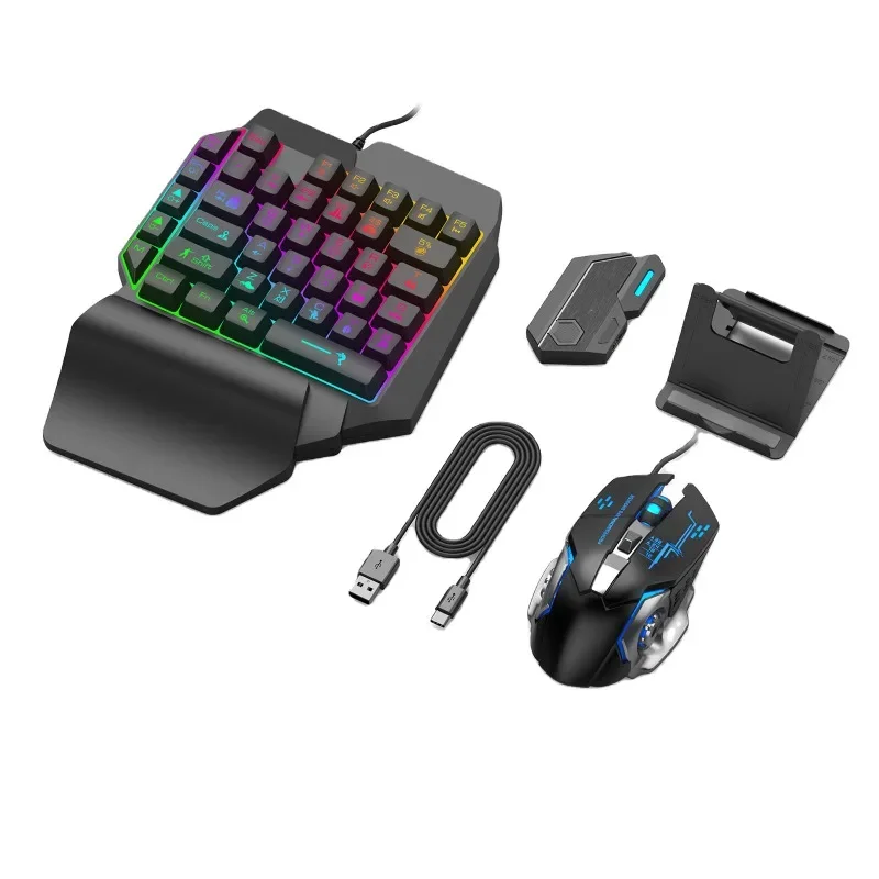Zestaw klawiatury i myszy do g – Gaming Keyboard 1 Hand recenzja i cena