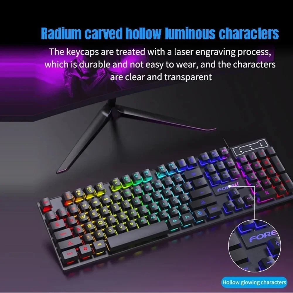 Klawiatura mechaniczna Kebidum – Gaming Keyboard Budget recenzja i cena