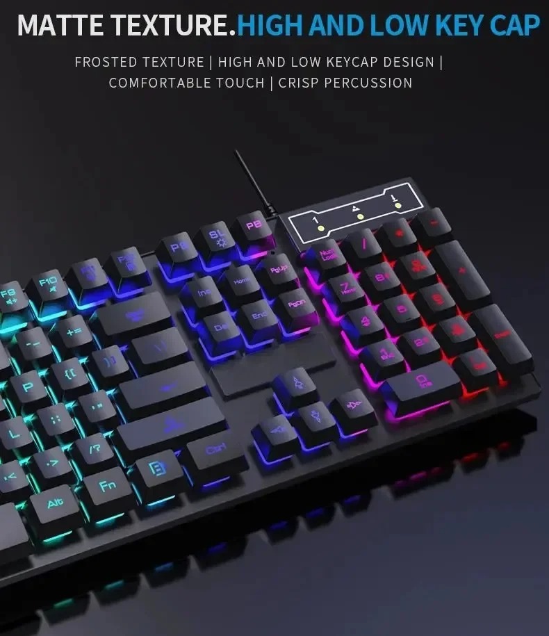 Klawiatura mechaniczna Kebidum – Gaming Keyboard Budget recenzja i cena