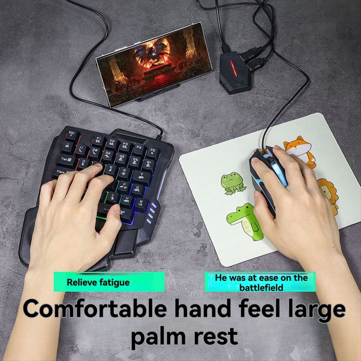 Dobra cena, 35-klawiszowa ergo – Gaming Keyboard 1 Hand recenzja i cena