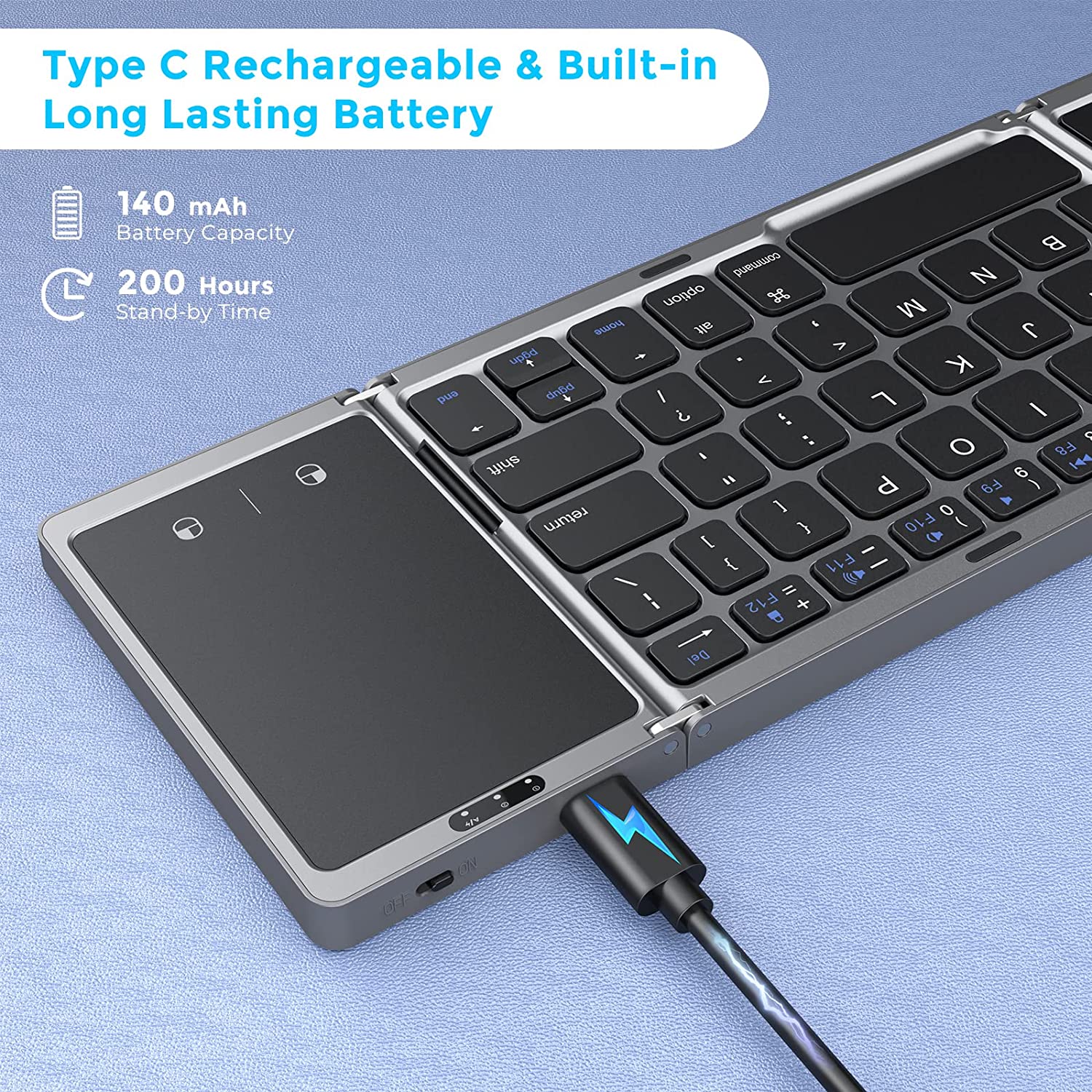 Seenda Składana bezprzewodowa  – Gaming Keyboard Budget recenzja i cena