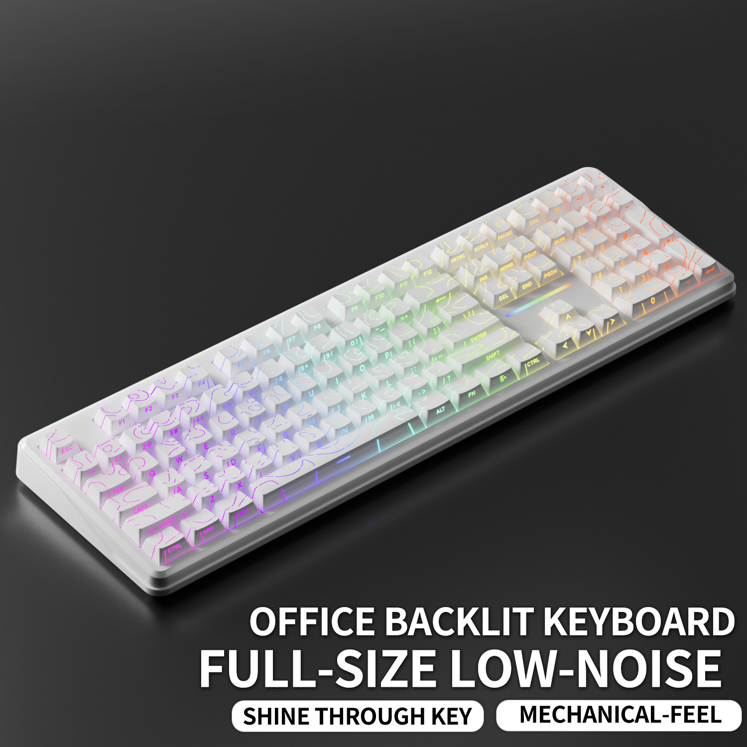Klawiatura przewodowa i bezprz – Gaming Keyboard No Noise recenzja i cena